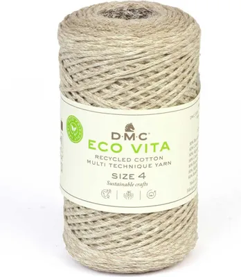 Image de DMC Eco Vita 4 Multico - 80 % de coton recyclé et 20 % de polyester (couleur 311)