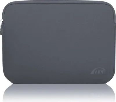 Zdjęcie produktu dla AIPIE Torba na laptopa 16 cali odporna na wstrząsy szara - Pokrowiec ochronny na notebooka 38x26x3 cm - Torba na laptopa - Kompatybilna z Acer Asus Dell Lenovo HP