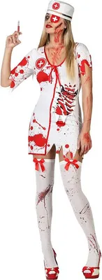 Produktbild von Atosa Zombie Blutiger Krankenschwester-brauch Weiß XL Weiß XL