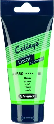 Produktbild von Schmincke College Linol Grün 75ml 39550013 Linoldruck Farbe
