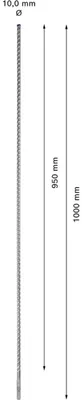 Immagine prodotto di Bosch Expert SDS plus-7X punta per martello 10 x 950 x 1.000 mm - 2608900104