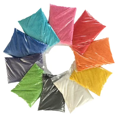 Produktbild von FARBSAND, Decosand Set 0,5mm (Mix 2) 10x100g = 1kg