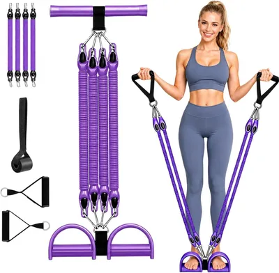 Produktbild von Pedal Widerstandsbänder, Bauchtrainer für Zuhause, verstellbar