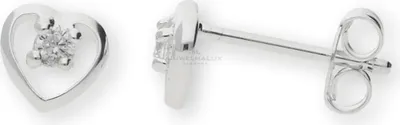 Produktbild von JuwelmaLux Kinderohrringe Herz Silber 925 Zirkonia JL16-06-0055