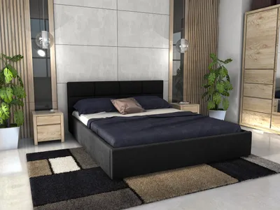 Obrázek produktu pro Postel LIDIA 180x200 černá