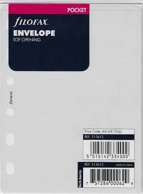 Produktbild von FILOFAX PKT Klarsichthuelle ob