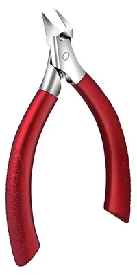 Produktbild von Nagelschere für dicke & eingewachsene Nägel, Edelstahl, scharfe Spitze, Eckenzange, Fußpflege, Pediküre