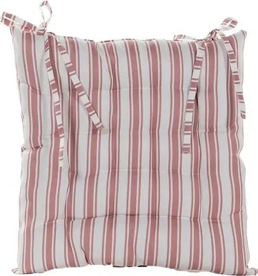 Produktbild von Rosa gestreiftes Stuhlkissen aus Anna's Collection, 38x38 cm
