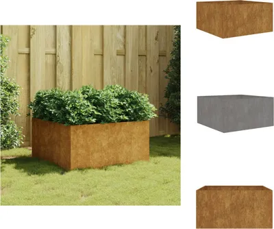 Obrázok produktu pre vidaXL Kvetináč 80x80x40 cm Corten oceľ - Kvetináče a sadenice