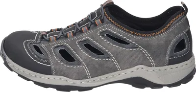 Produktbild von Rieker Herren Sneaker Slipper grau kombi, Herren:43 EU