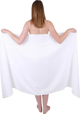 Produktbild von Betz XXL Badetuch 100 x 200 cm BERLIN  Saunatuch 100% Baumwolle Farbe – weiss