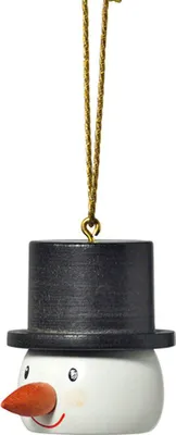 Produktbild von Christbaumschmuck "Schneemannkopf" (4cm) von KWO