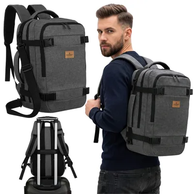Produktbild von Peterson 2-in-1 REISERUCKSACK, leichter HANDGEPÄCK-RUCKSACK, 40 x 25 x 20 cm