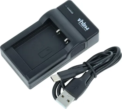 Produktbild von vhbw USB Ladegerät kompatibel mit Fujifilm FinePix SL305 Kamera Camcorder/Akku - Ladeschale, Ladeanzeige, 4,2 V