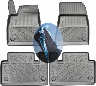 Produktbild von Z511534 TPE-Gummifußmatten kompatibel mit  Tesla Model 3 Long Range  Limousine Stufenheck 4-türer 2017-