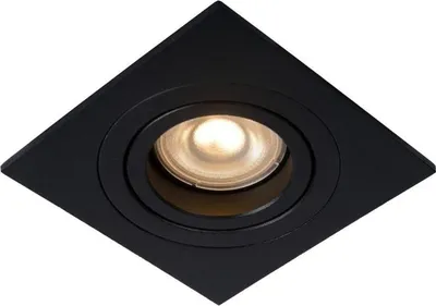 Produktbild von Bodeneinbaustrahler Aluminium B: 9 cm Schwarz GU10 eckig Modern