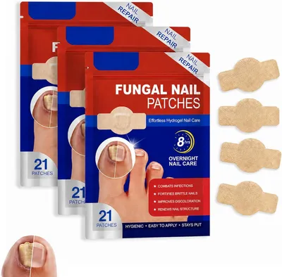 Produktbild von Nagelpilz Pflaster 63 Stück, weiches Material, für Fußnägel, für Fußpflege