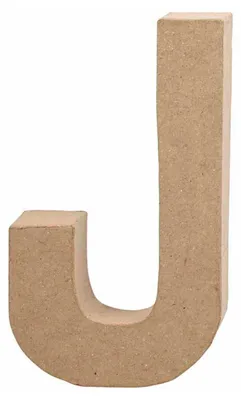 Productafbeelding van Letter, hoofdletter, 20,5 cm, J, 1 stuk.