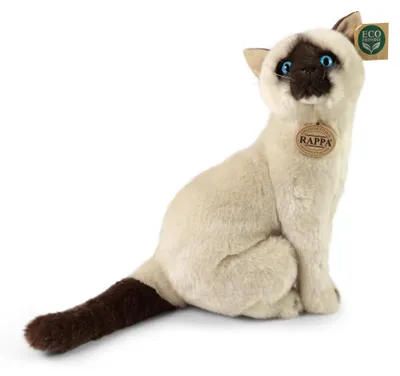 Produktbild von Plüsch-Siamkatze, 30 cm, umweltfreundlich
