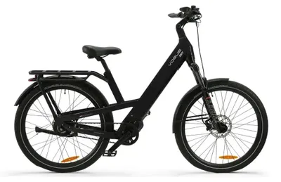Zdjęcie produktu dla VOGUE SUV - Rower elektryczny - 28 cali - Silnik 250W - Zasięg 90 km - 8 biegów - Hydrauliczne hamulce tarczowe - Akumulator 720Wh - Niskie wejście - Czarny matowy