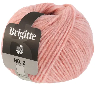 Produktbild von Lana Grossa BRIGITTE NO. 2 Wolle 50 g 140 m Alpaka Baumwolle Strickgarn Farbe 055 - Pfirsich