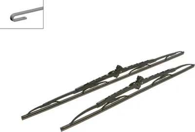 Zdjęcie produktu dla Pióro Wycieraczki Twin Podwójne 650/550Mm Ford Transit 00- , Honda Civic 05- , Hyundai Trajet 01-07