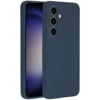 Produktbild von Accezz Liquid Silikoncase Samsung Galaxy S24 - Dunkelblau