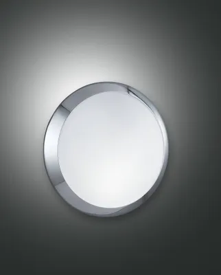 Produktbild von Fabas Luce Außen-Deckenleuchte Borea E27 Ø300mm IP44 verchromt