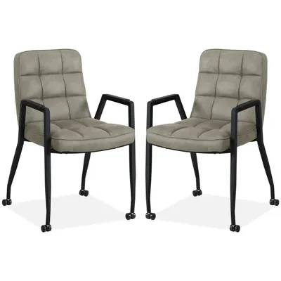 Obrázok produktu pre MX Sofa: Jedálenská stolička Ryan - sivá (sada 2 kusov)