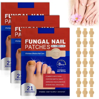 Produktbild von Nagelreparatur Pflaster, 3 Packungen, zur Behandlung von Zehennägeln