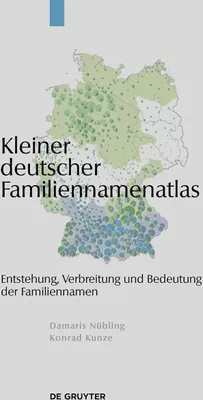 Produktbild von Kleiner deutscher Familiennamenatlas