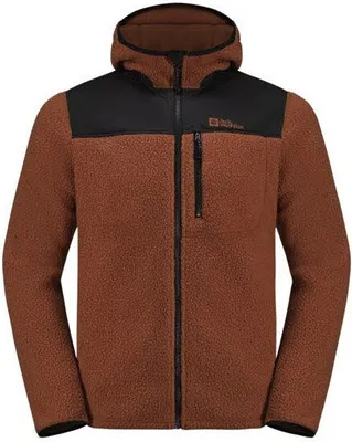 Produktbild von JACK WOLFSKIN Kammweg Pile FZ Jacke Herren braun XXL