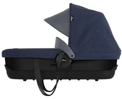 Produktbild von Mima Xari Sport Babywanne Denim mit Verdeck, Matratze, Regenverdeck und Fußsack, kompatibel mit Mima Xari Sport und Zigi