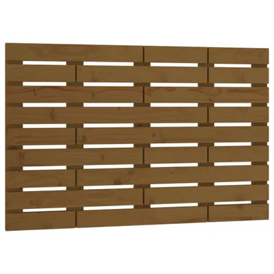 Produktbild von Wand-Kopfteil Honigbraun 96x3x63 cm Massivholz Kiefer