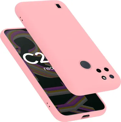 Obrázek produktu pro Cadorabo ochranné pouzdro pro Realme C21Y / C25Y růžové pouzdro na mobilní telefon kryt TPU pouzdro