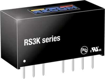 Produktbild von Recom DC-DC-Wandler geregelt 9V 0,33A SIP8 3.000V