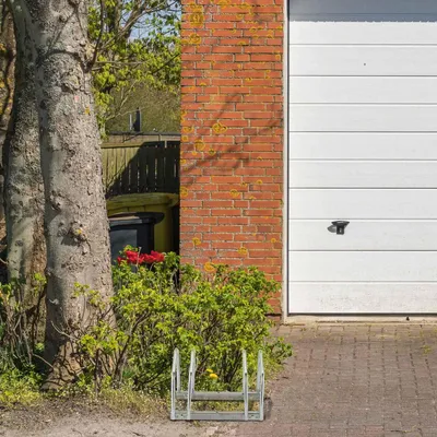 Image de Porte-vélos au sol pour 2 vélos, acier galvanisé