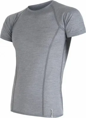 Produktbild von T-shirt Sensor Merino Active- Herren kurz hellgrau größe XL 17200018-03