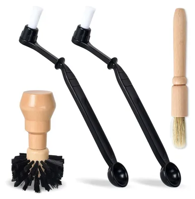 Reinigungsbürsten-Set für Kaffeemaschinen, 4 Stück