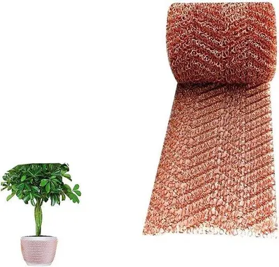 Productafbeelding van Keukenrooster - 60 cm - koperen draadrooster - gebundeld - vierstrengs - rooster voor keuken en tuin - koperen draadrooster