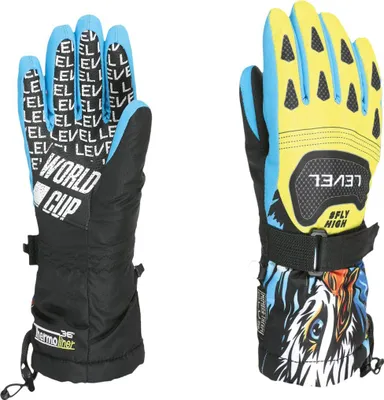 Produktbild von LEVEL Kinder Finger Skihandschuhe gelb 9-10J