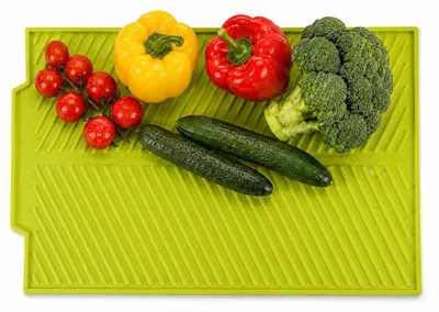 Produktbild von Abtropfmatte für Geschirr - Hitzebeständiges Silikon - Für die Spüle - 39 x 25 cm