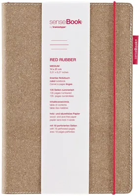 Immagine prodotto di taccuino transotype "senseBook RED RUBBER" Foderato medio