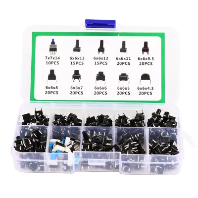 Image de 180 boutons-poussoirs pour télécommandes TV, audio et ordinateurs de produits électroniques (emballés)