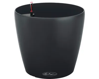 Obrázek produktu pro LECHUZA CLASSICO Color ECO 60, Oválný květináč, Volně stojící, Plast, Šedá, Kuželovitý, Vnitřní/venkovní
