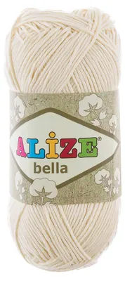 Produktbild von 100g ALIZE BELLA uni, Baumwoll-Strickgarn / Häkelgarn, Farbwahl