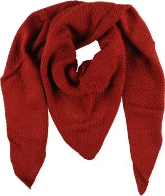 Produktbild von XXL Schal Damen Stricktuch Dreiecksschal Winterschal Rot