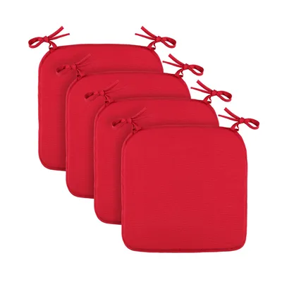 Obrázek produktu pro Polštářek Stuhlkissen z plátna, barva Bordeaux, 38x38x2 cm (balení 4 kusů), productTiles.product.images.aiGenerated