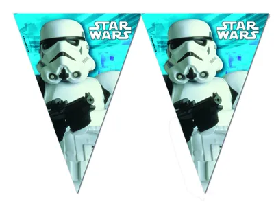 Produktbild von Star Wars Galaxy Stormrtooper Wimpelkette 2,8m
