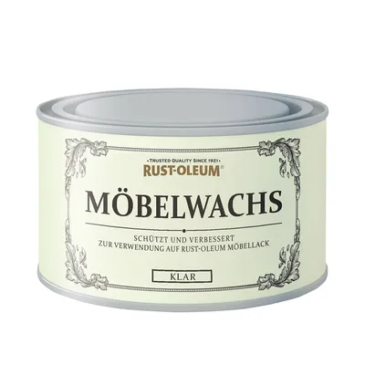 Produktbild von Rust Oleum Möbelwachs Klar Transparent aus natürlichen Wachsen 400ml